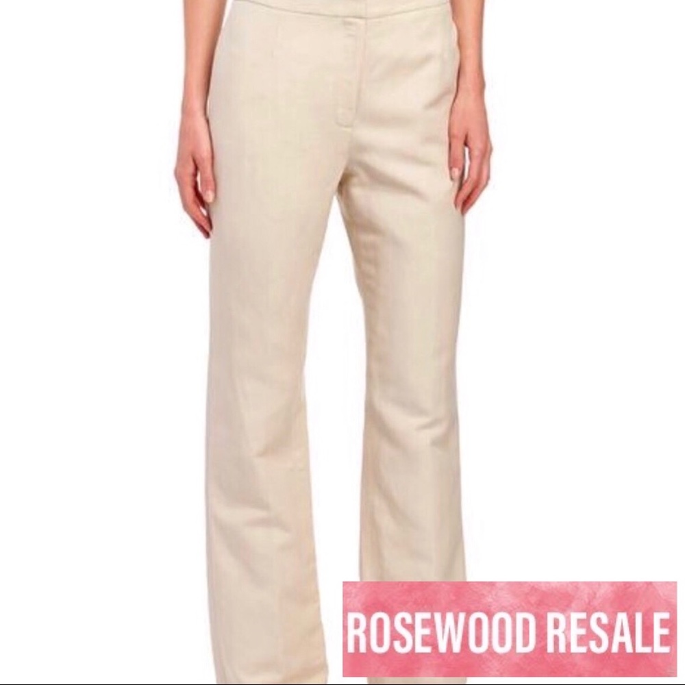 Kasper Kate Linen Straight Leg Pants